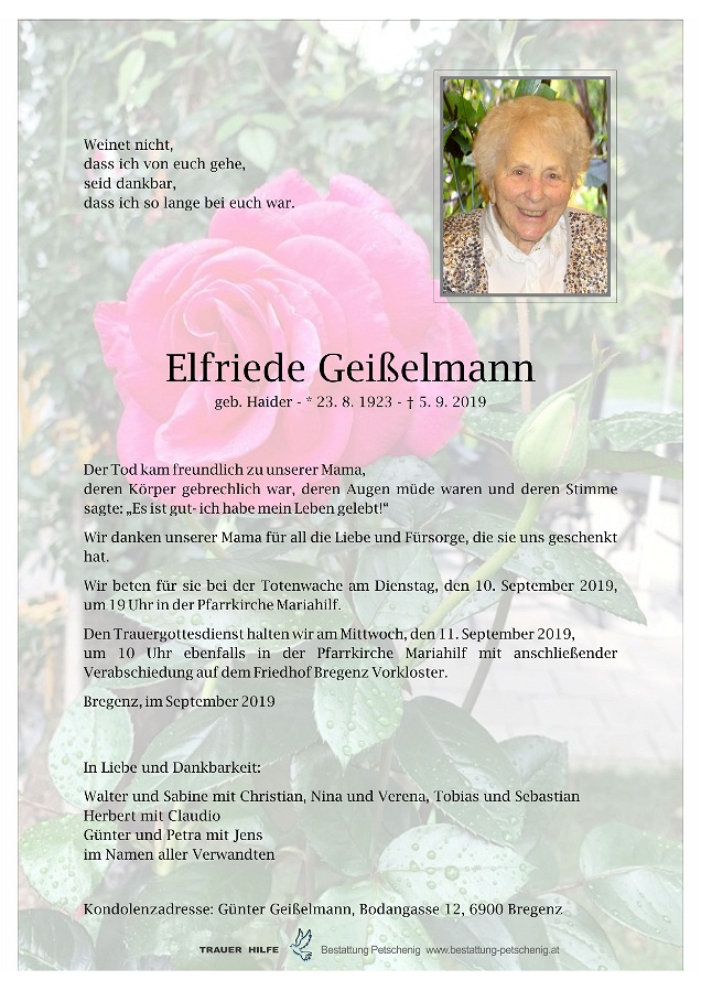 Elfriede Geißelmann